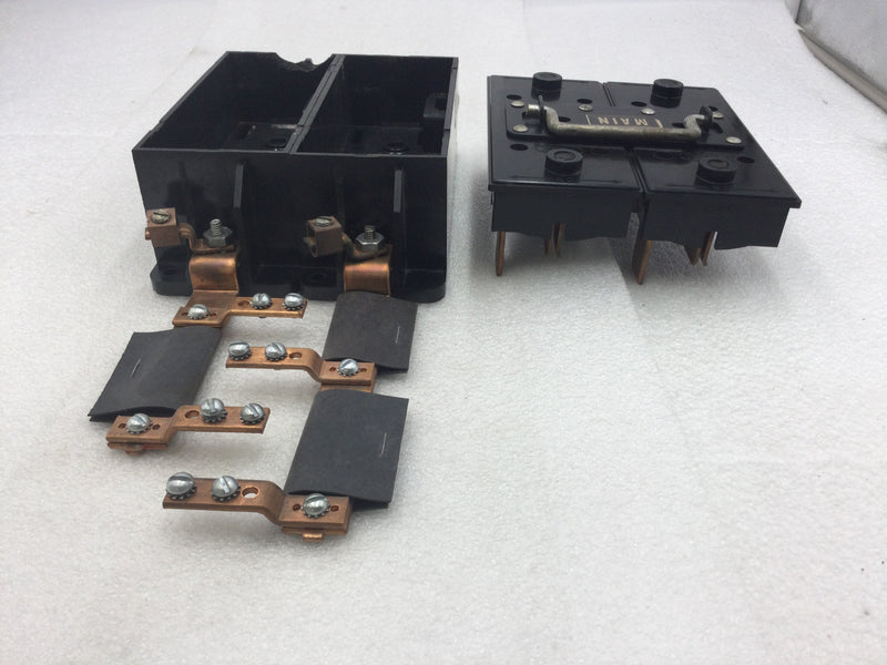 ITE Walker/Weco P1002A 100A 240VAC Single Phase 7 1/2Hp 10 Circuit Fuse Panel Interior