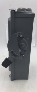 Square D D322NRB  60 Amp 3 Pole 120/240V Fusible Safety Switch 15" x 7"