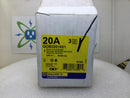 Square D QOB3201021 20 Amp 3 Pole 120/240V Circuit Breaker w/ Shunt Trip