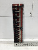 GE General Electric 200 Amp 16 Space 120/240 VAC Buss Bar/Guts Only 4" X 18"