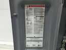 Square D H363 100 Amp 3 Pole 600V Fused Heavy Duty Safety Switch 21 7/8" x 11"
