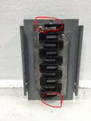 Square D 100 Amp 20 Space 120/240 VAC Load Center Guts Only 6" x 9"