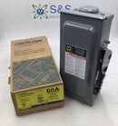 Square D H322NRB 60 Amp 3 Phase 120/240V Fusible Safety Switch 14 7/8" x 7 1/2"