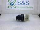 Square D 9001SKS43BH13 Selector Switch 3 Position Maintained with Black Knob