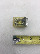 Idec RH2B-U 10 Amp Plug-In Ice Cube DPDT 8 Blade 24 VAC RH Power Relay 50/60Hz