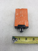 Syrelec OBRU 10 Amp 110 VAC Single Shot SPDT Time Delay Relay Module 8 Pin 240 VAC Output