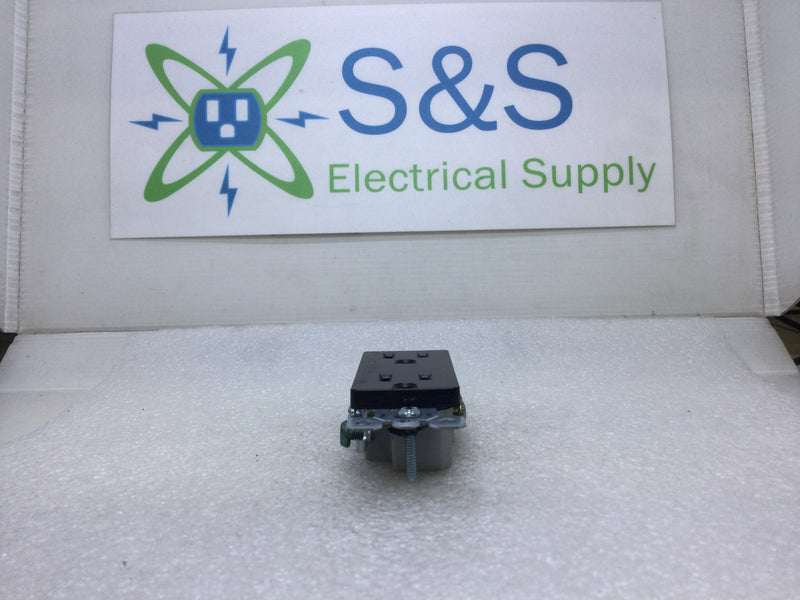 Legrand/Pass & Seymour 885-BKCC12 15 Amp 125VAC Decora Duplex Receptacle in Black