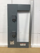 Square D EZML33225 EZ Meter Pak Breaker Cover Panel Only 19.25" X 38.5"