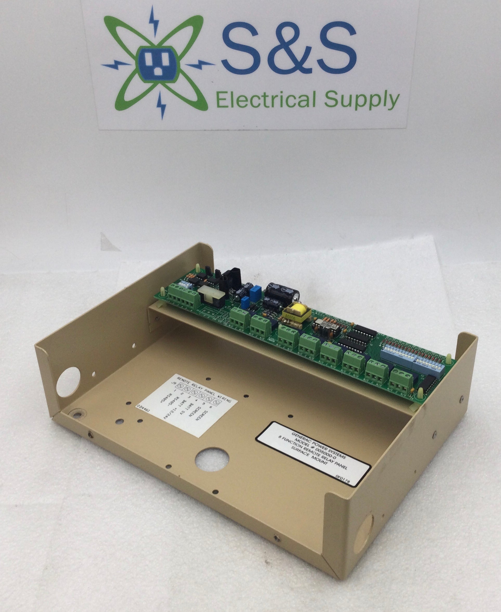 Generac 0051911 30kW 125 Amp 8 Function Remote Relay Panel 8 1/4
