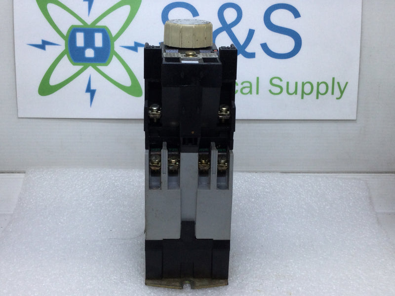 Square D 8501 XTE1 Series A Type X040 Industrial Control Relay Pneumatic Timer Attachment On Delay 0.1 To 60 Seconds