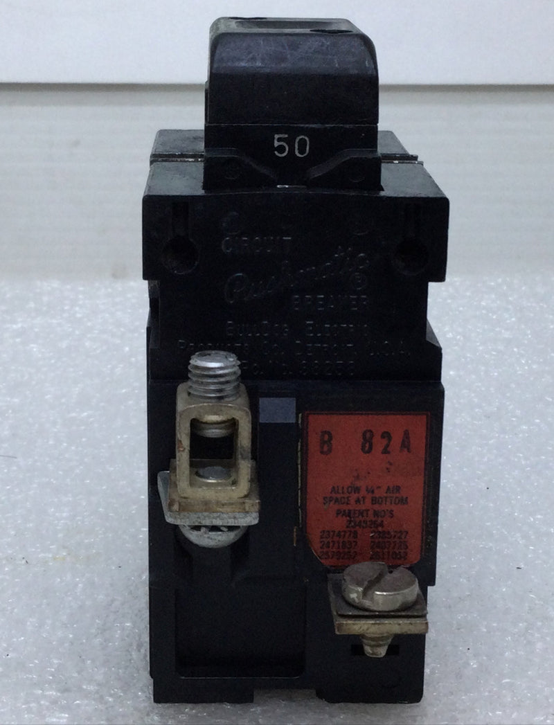 ITE/Pushmatic P250/31250 50 Amp 2 Pole 120/240V Circuit Breaker