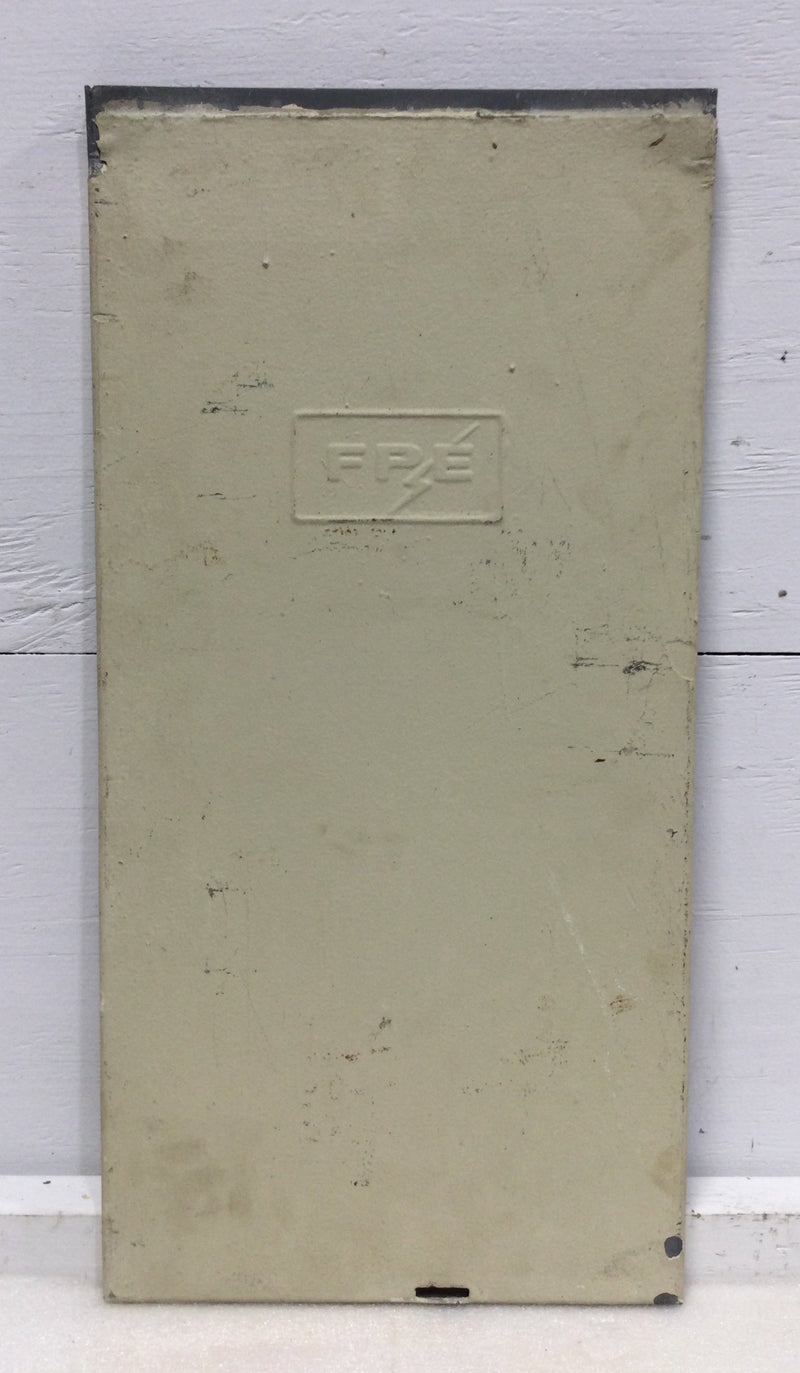 FPE Federal Pacific Cover Only 150 Amp 120/240V 1 Phase 3 Wire Nema 3R 24" x 12"