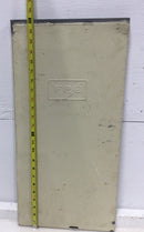 FPE Federal Pacific Cover Only 150 Amp 120/240V 1 Phase 3 Wire Nema 3R 24" x 12"