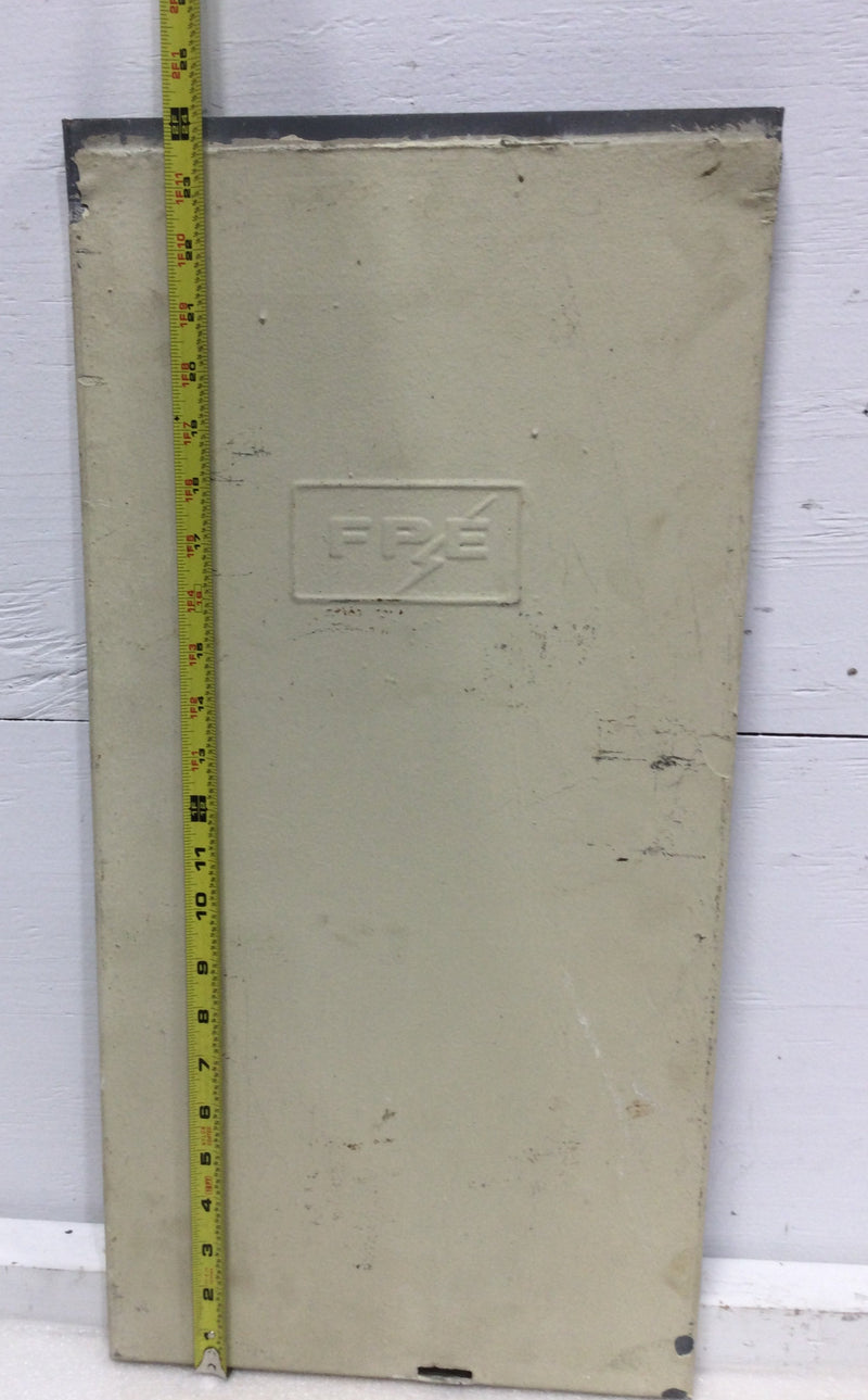 FPE Federal Pacific Cover Only 150 Amp 120/240V 1 Phase 3 Wire Nema 3R 24" x 12"