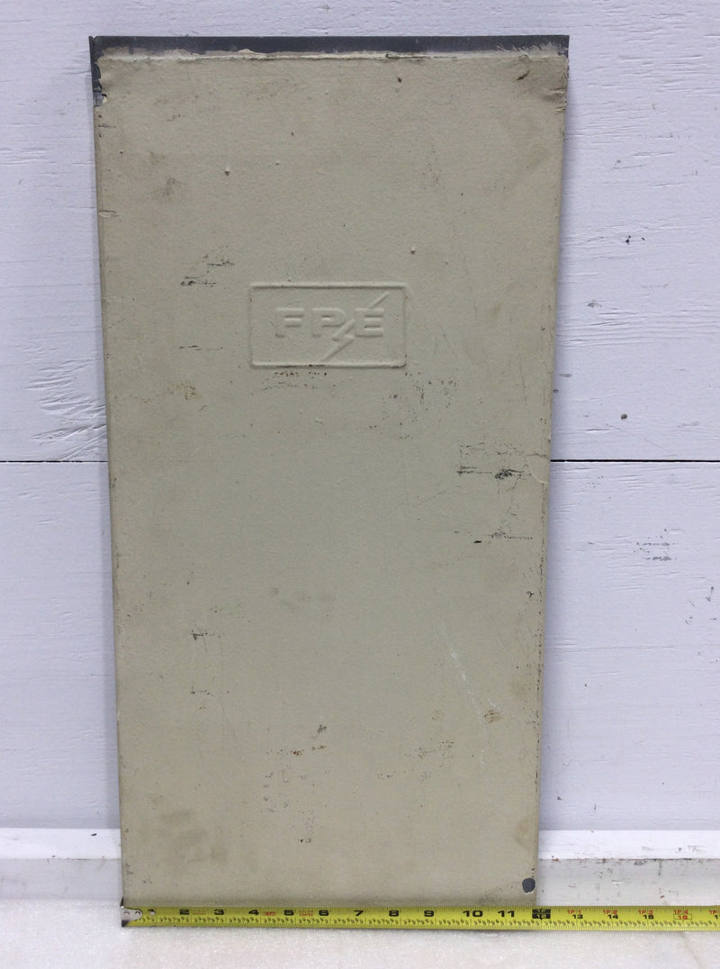 FPE Federal Pacific Cover Only 150 Amp 120/240V 1 Phase 3 Wire Nema 3R 24" x 12"