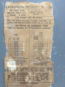 Federal Pacific RH112-24-150 150 Amp 12 Space 120/240V Cover Only 26 7/8" x 11 7/8"