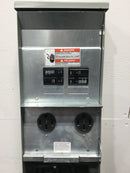 EATON CHU1N1NPTZ 4-Circuit Unmetered Power Outlet Pedestal 50 AMP