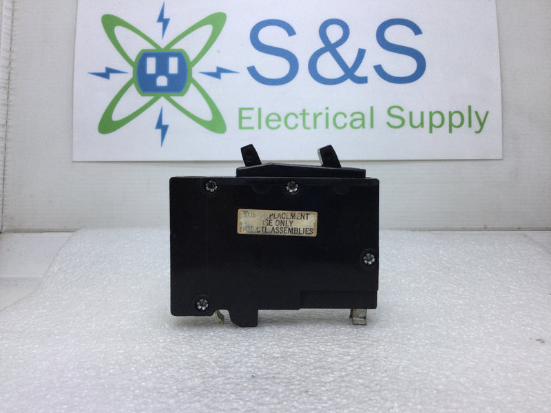 Square D QOT1515 15 Amp 1 Pole 120/240V Breaker - Old Style - Clip On