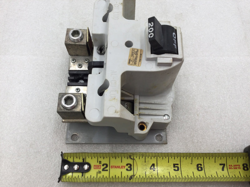 FPE/Federal Pacific 2B-200 200 Amp 2 Pole 240V Type 2B Breaker - White w/Base