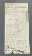 Square D EZML113225 225 Amp 1 Phase EZ Meter Pak Cover Only 52 3/4" x 19 1/4"