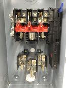Square D DU323 Fused 240v 3 Phase 100 Amp Safety Switch