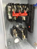Square D DU323 Fused 240v 3 Phase 100 Amp Safety Switch