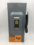 Square D HU363 3 Phase 100A 600VAC Nema1 Non-Fused Heavy Duty Safety Switch (New)