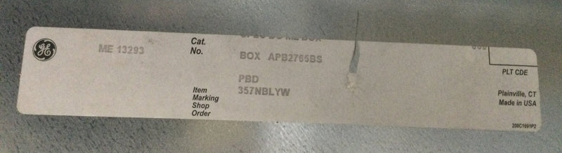Ge Ranges Ap Stylebook GE General Electric Spectrum Series APNB 800 amp Style 357-NBLYW 480Y/