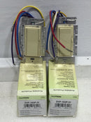 Lutron DVF-103P-IV 3-way fluorescent/LED 3-wire dimmer LOT of 2