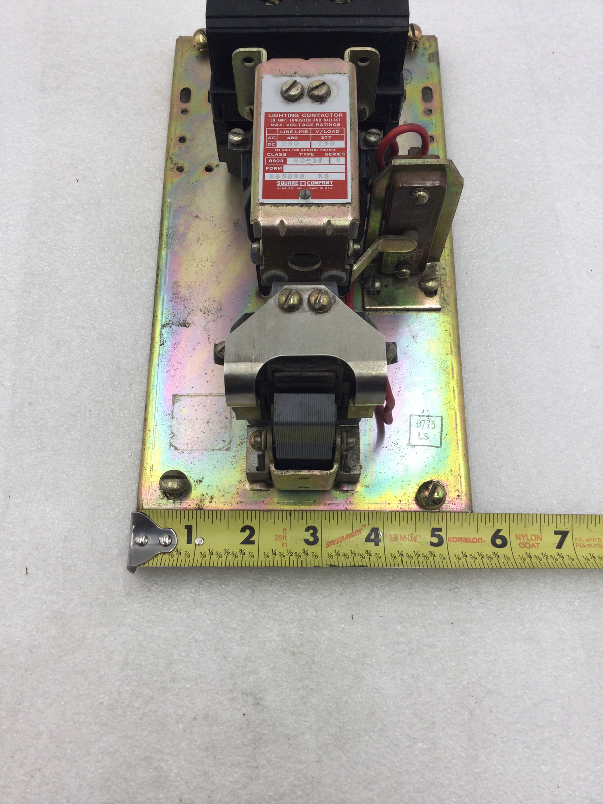 Square D 8903-M0-11-B 3 Pole 30 Amp Lighting Contactor Class 8903 Type
