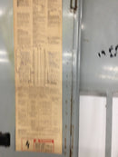 Siemens G3040ML1200 200 Amp 120/240V 1 Phase 3 Wire Type 1 Indoor Load Center Cover Only 30 Space 34 1/4" x 15.5"