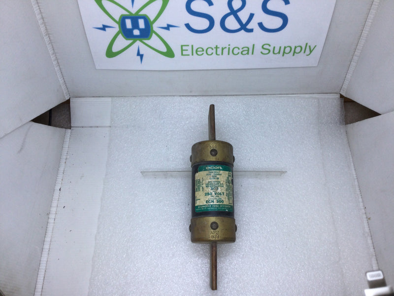 Economy/Econ ECN 300 300 Amp 250V or Less Dual Element Time Delay Fuse Class 9
