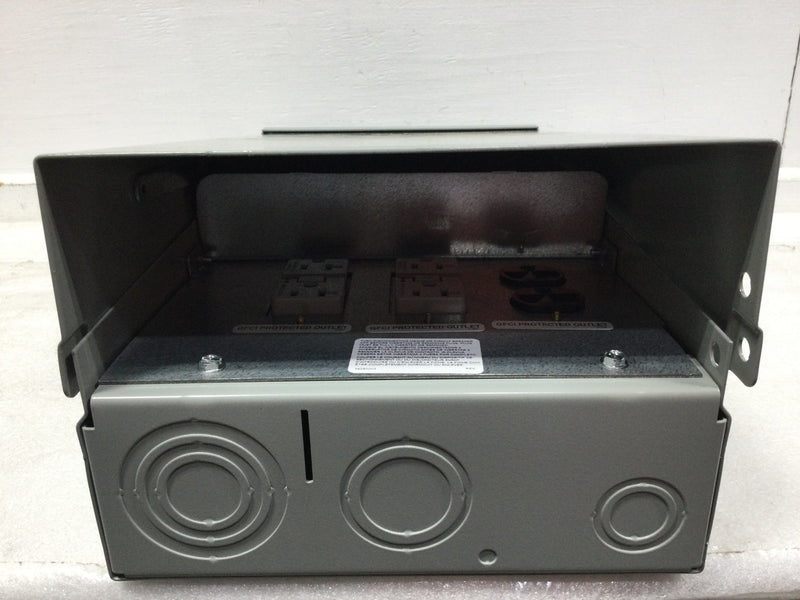 Eaton CHU9N9NKGS 125 Amp 1 Phase 3W 120/240V Surface Mount Power Outlet Panel