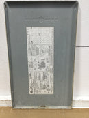 GE General Electric TM1212RCU 12 Space Load Center Door Only 13" X 21.5"