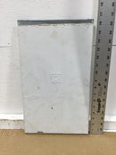 Square D QO Series Load Center Painted Cover Only 10" X 16.5"