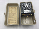 Tork 1104 24 Hour Time Clock 40 Amp 208/277 VAC 1 HP at 120 VAC