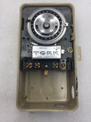 Tork 1104 24 Hour Time Clock 40 Amp 208/277 VAC 1 HP at 120 VAC