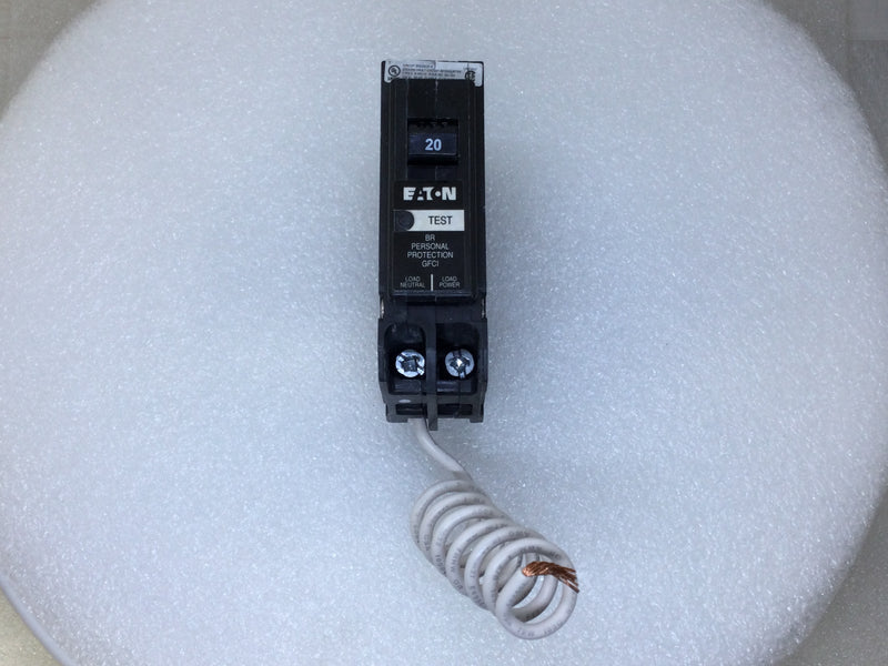 Eaton/Cutler Hammer BRN120GFC 20 Amp 1 Pole 120V GFCI Circuit Breaker