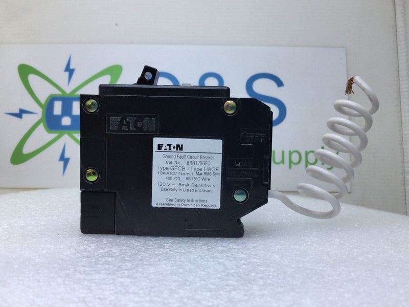 Eaton/Cutler Hammer BRN120GFC 20 Amp 1 Pole 120V GFCI Circuit Breaker