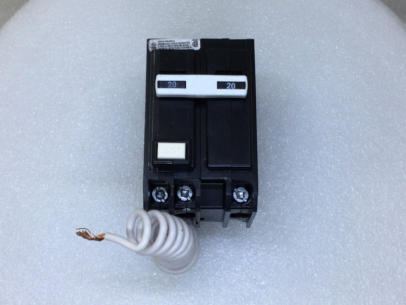Eaton/Cutler-Hammer GFTCB220 20 Amp 2 Pole 120/240V GFCI Circuit Breaker