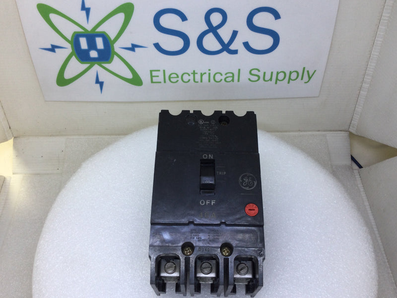 GE General Electric TEY340 40 Amp 3 Pole 240v Bolt On Circuit Breaker