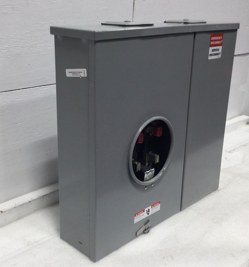 Siemens MM0202S1200H 200 Amp 4 Space 120/240V Combo Meter Socket