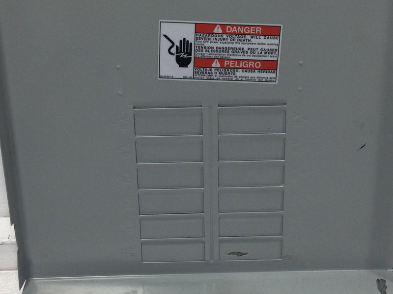 12 Space 120/240V Dead Front Cover Only 16 7/8" x 13 3/4"