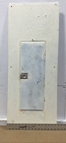 Square D QOC42U 42 Space Painted Cover/Door w/Main 15.5" X 39"