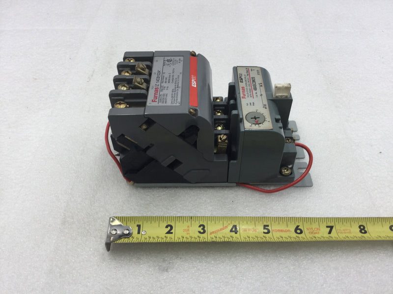 Furnas ESP100 14CST32A Motor Starter Series B 3 Pole 18 Amp 200-600 VAC 5 HP Max