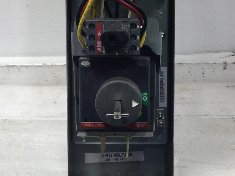 ABB ACH550-VCR-06A9-4+F267 6.9 Amp 3 Phase 480V HVAC Drive Control Panel