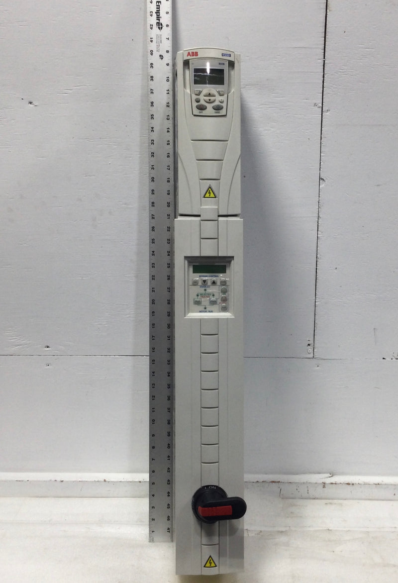ABB ACH550-VCR-06A9-4+F267 6.9 Amp 3 Phase 480V HVAC Drive Control Panel