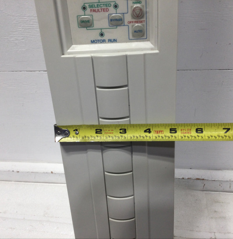 ABB ACH550-VCR-06A9-4+F267 6.9 Amp 3 Phase 480V HVAC Drive Control Panel