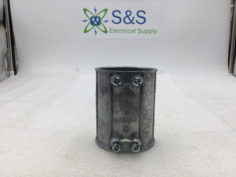 Madison Electric L-134 2-1/2" Concrete Tight EMT Set Screw Coupling (Box of 12)