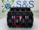 GE/ABB THQMV150F 150 Amp 4 Pole 240V 22KA Main Circuit Breaker - Flaw